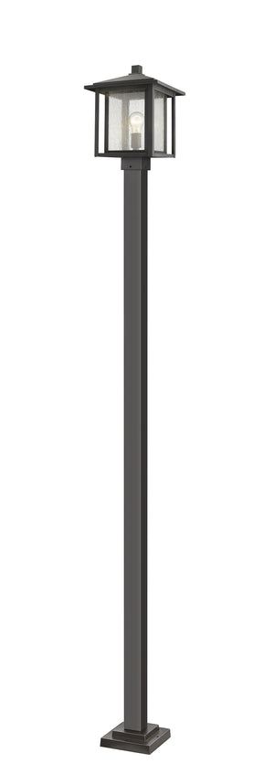 Aspen 1 Light Outdoor Post Mounted Fixture in Oil Rubbed Bronze Finish