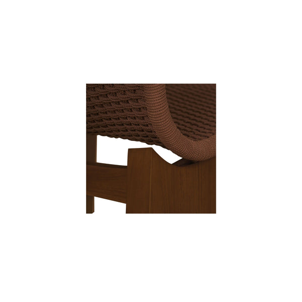 Moe's Savanna Outdoor Accent Chair in Brown