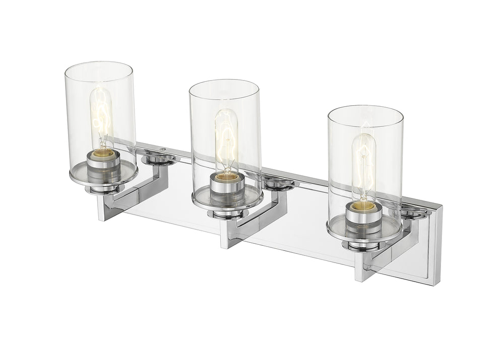 Savannah 3 Light Vanity in Chrome Finish