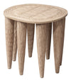 Naga Mango Wood Side Table, Natural