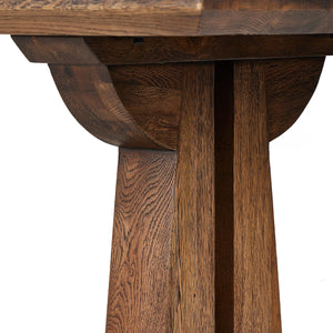 Ashwin Dining Table in Brown Oak