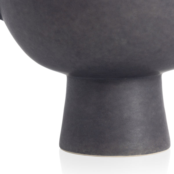 Anillo Bowl In Matte Black Ceramic