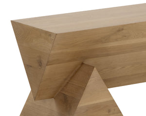 GREGOR BENCH - RUSTIC OAK
