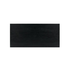 Bedford KD 75" Rect. Dining Table Square Legs, Brushed Black 