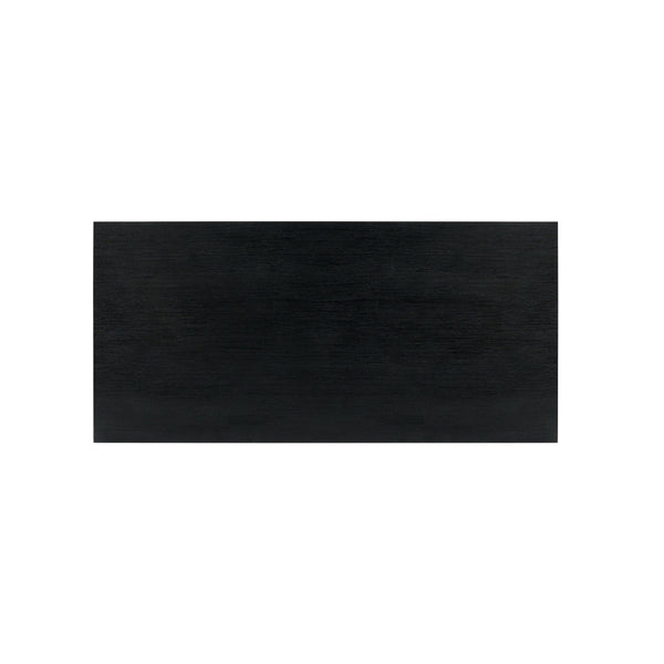 Bedford KD 75" Rect. Dining Table Square Legs, Brushed Black 