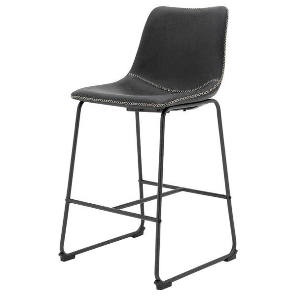 Vesta Counter Stool In Vintage Black (Set of 2)