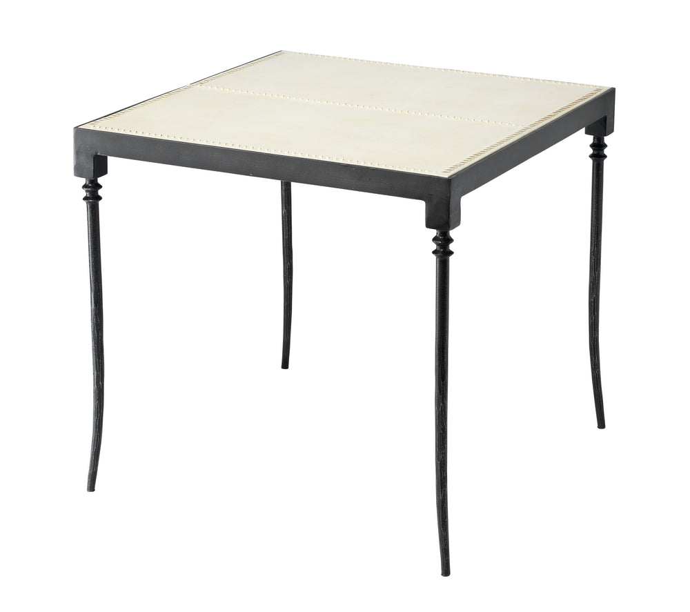 Nevado Leather Side Table