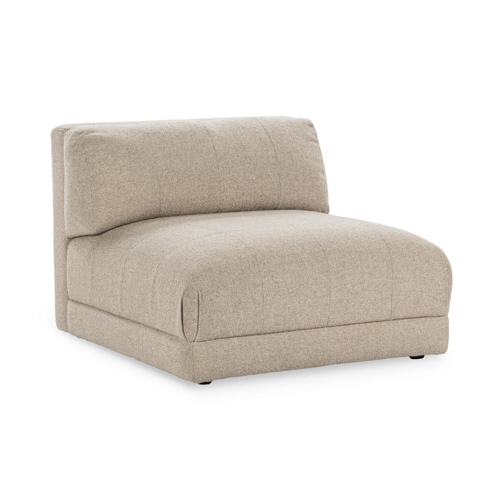 Adalynne Upholstered Armless Chair in Buttermilk