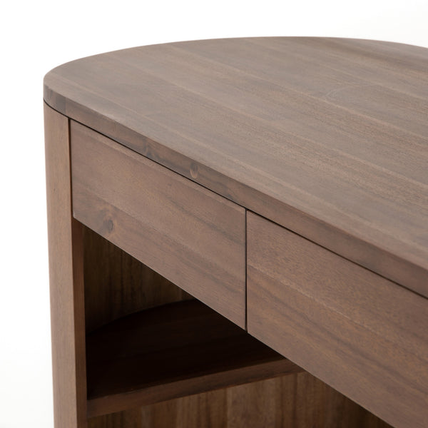 Pilar Desk in Caramel Brown Veneer