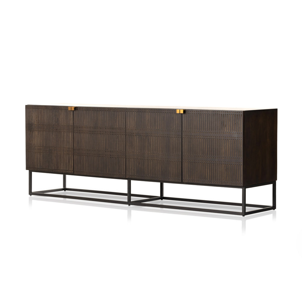 Kelby Closed Media Console In Brown