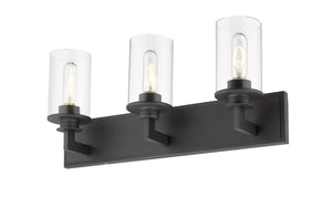 Savannah 3 Light Vanity in Bronze Finish