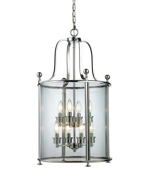 Wyndham 8 Light Pendant in Chrome Finish