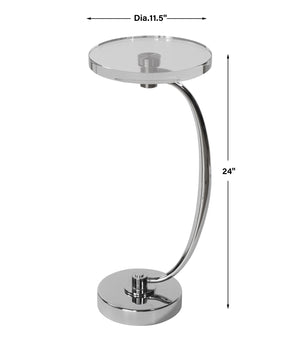 Waveney Nickel Drink Table