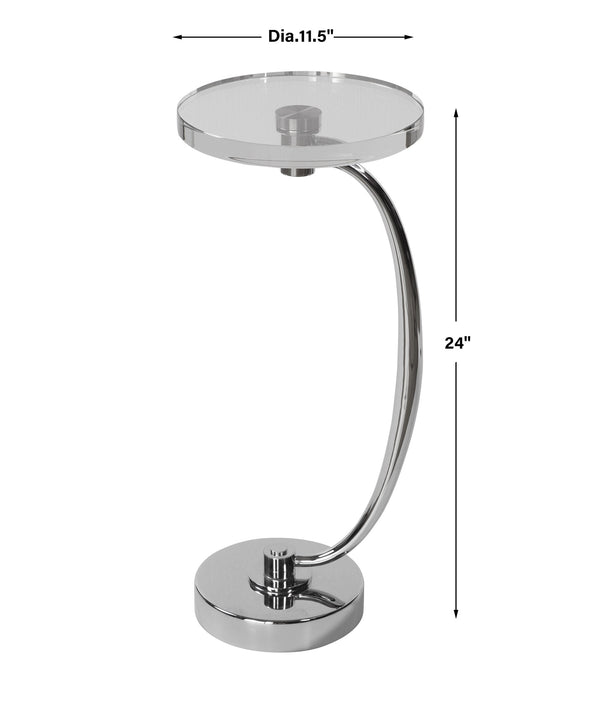 Waveney Nickel Drink Table