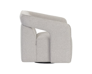Kendrick Swivel Lounge Chair - Belfast Heather Grey