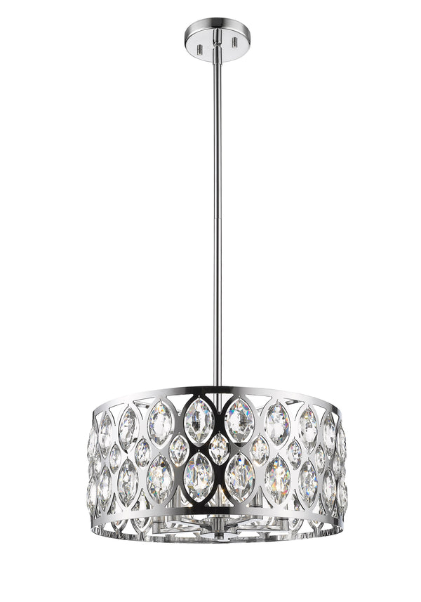 Dealey 5 Light Chandelier in Chrome Finish