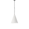 Grazia Pendant - Matte White Plaster