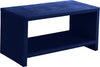 Diana Night Stand In Navy Velvet