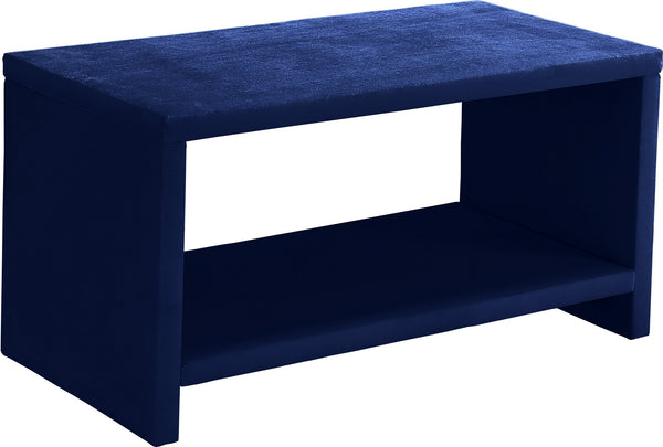 Diana Night Stand In Navy Velvet
