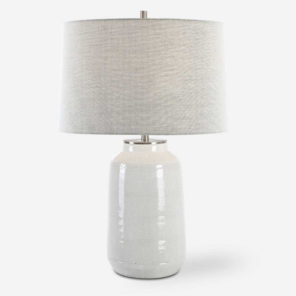 Odawa White Farmhouse Table Lamp