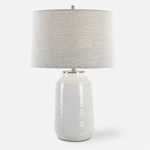 Odawa White Farmhouse Table Lamp