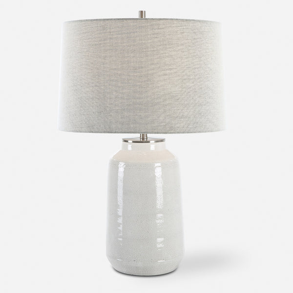 Odawa White Farmhouse Table Lamp