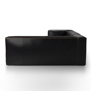 NOLITA 2-PIECE SECTIONAL-RIDER BLACK