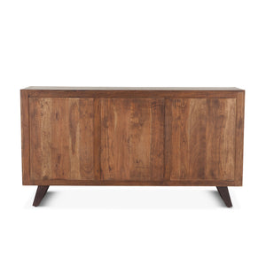 London Loft 71-Inch Acacia Wood Dresser in Walnut Finish