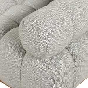 Roma Outdoor 3pc Sectional W/Ottoman In Ash