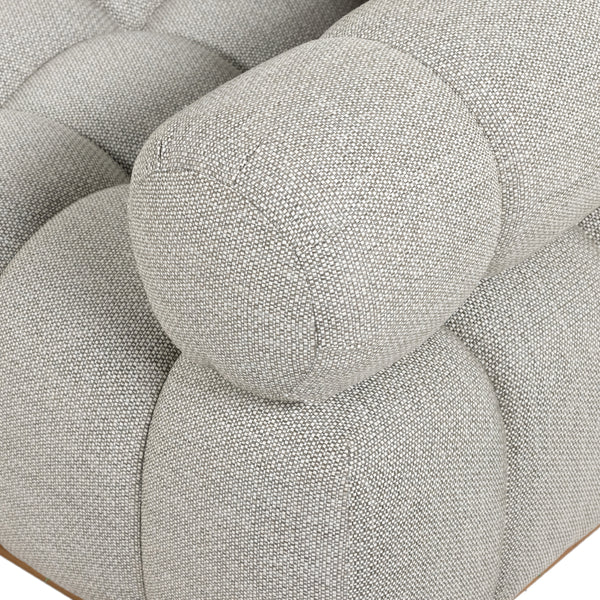 Roma Outdoor 3pc Sectional W/Ottoman In Ash