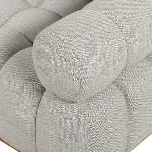 Roma Outdoor 3pc Sectional W/Ottoman In Ash