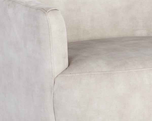 CASEY SWIVEL LOUNGE CHAIR - NONO CREAM