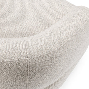 Chassia Upholstered Swivel Chair - Dusty Beige