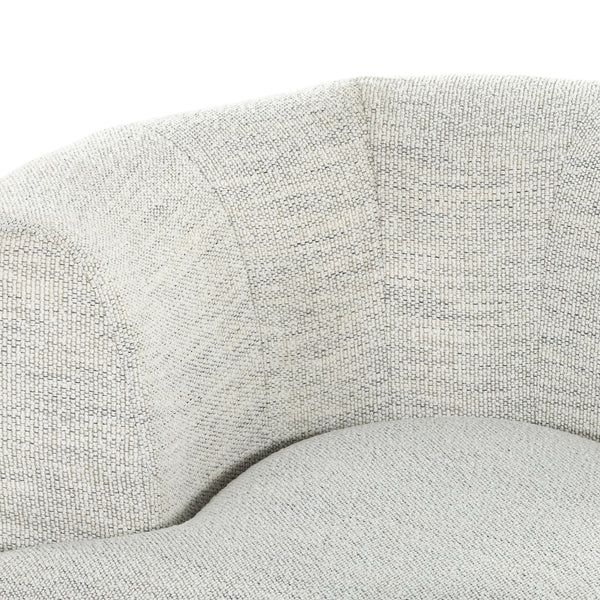 Deandra Tete A Tete Chaise In Merino Cotton