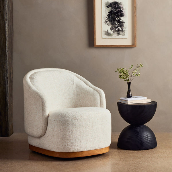 Martine Swivel Chair - Omari Natural