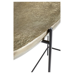Pontoon Console Table | Aged Gold
