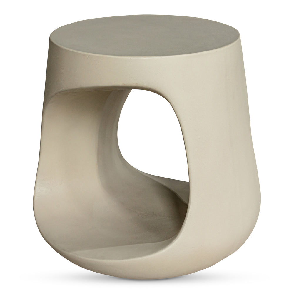 Rothko Outdoor Stool Cream - Moe's