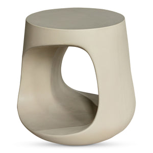 Rothko Outdoor Stool Cream - Moe's