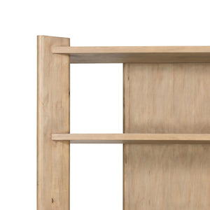 Edmund Bookcase In Smoked Pine