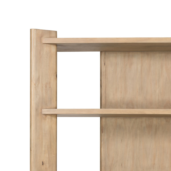 Edmund Bookcase In Smoked Pine