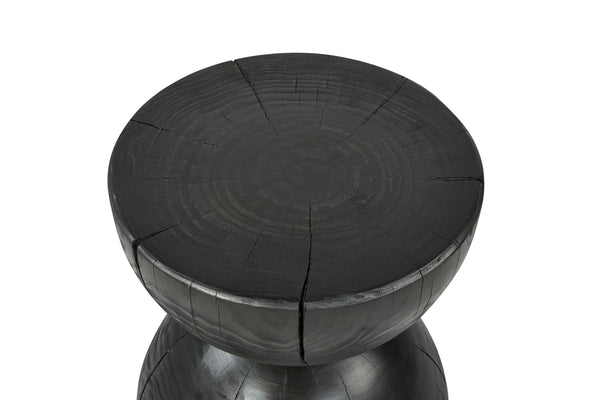 Aliza End Table In Black Pine