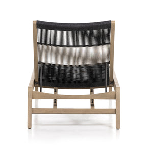 Julian Outdoor Chaise Lounge In Brown