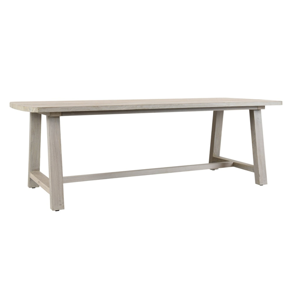 Agnes Outdoor Rectangle Dining Table - Teak Gray