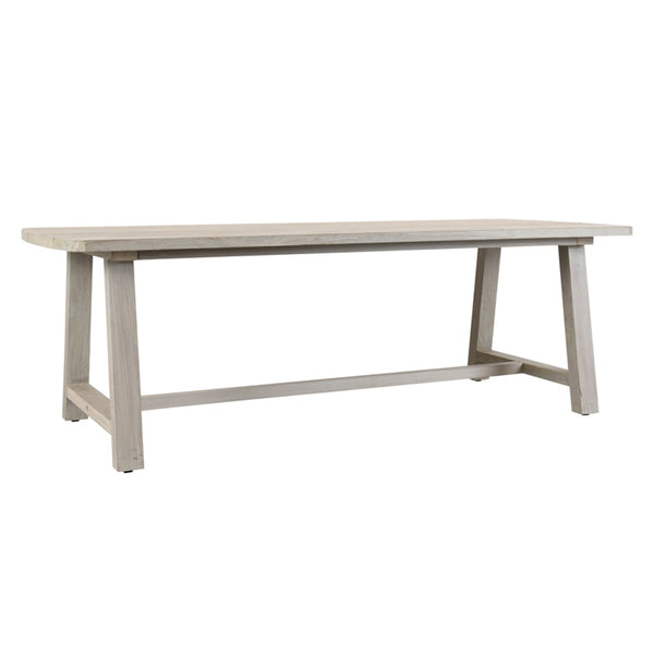 Agnes Outdoor Rectangle Dining Table - Teak Gray