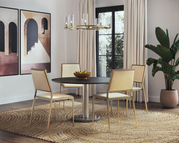 CLARABELLE CHANDELIER - SMALL - BRASS