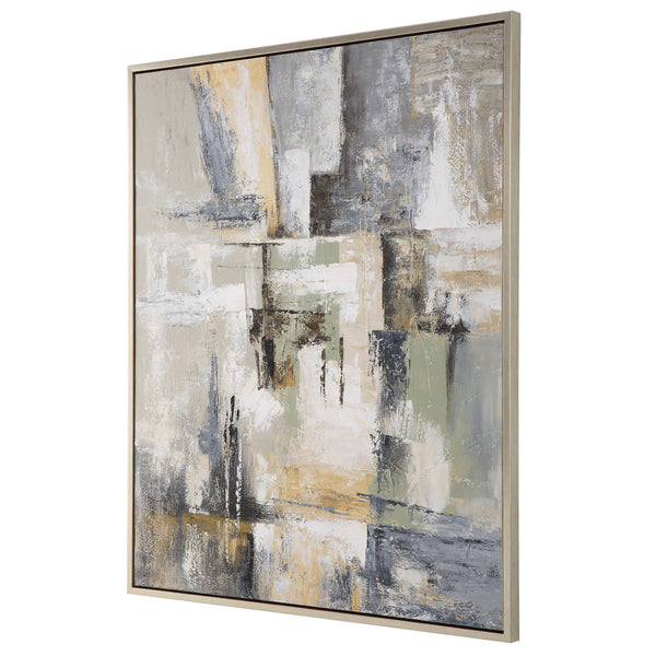 Intuition Hand Painted Abstract Art