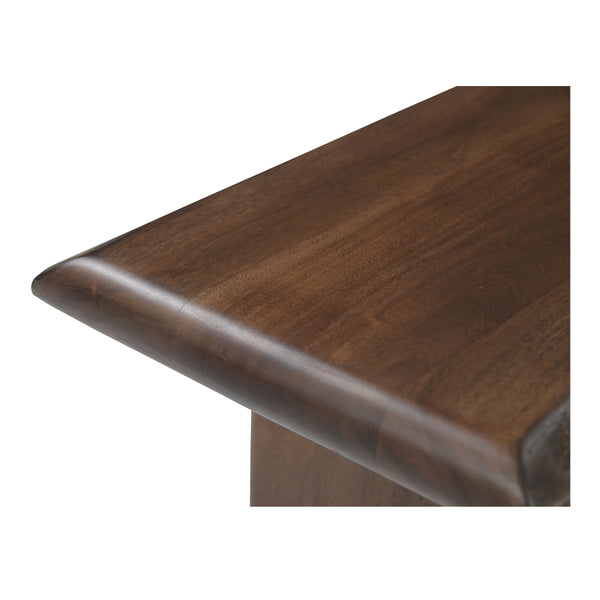 Moe's Lila Large Dining Bench Brown
