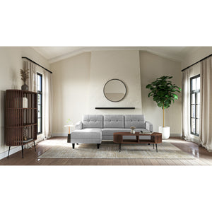 Moe's Dawn White Marble Accent Table