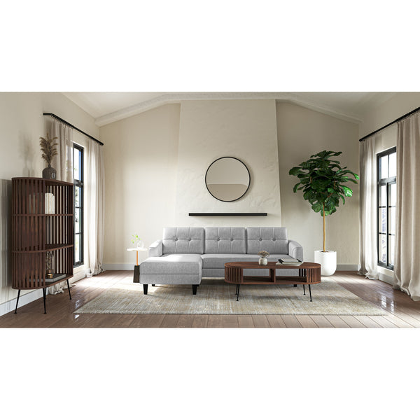 Moe's Dawn White Marble Accent Table