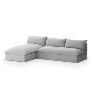 Grant Outdoor 2 Pc Sectional In Faye Ash